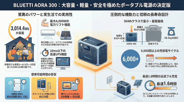 AORA 300の特徴