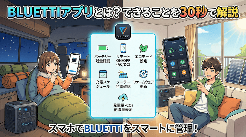 BLUETTIアプリとは？できることを30秒で解説