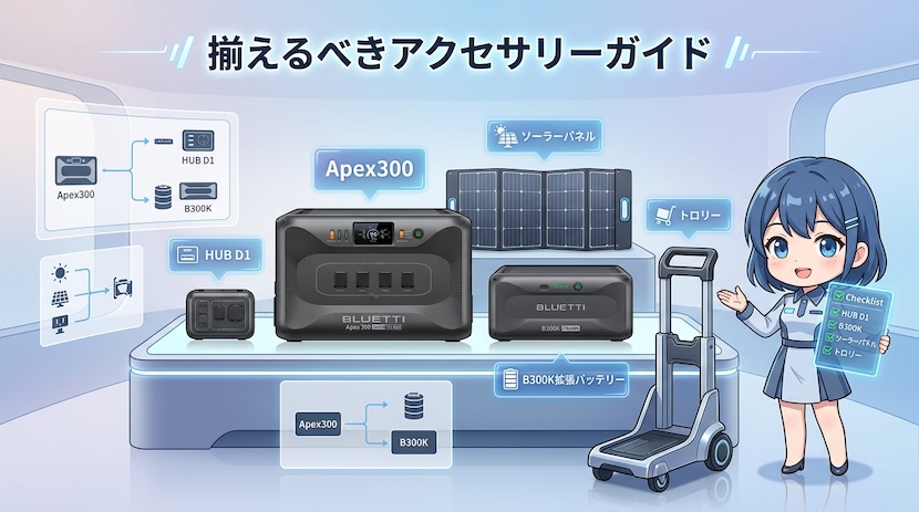 揃えるべきアクセサリーガイド