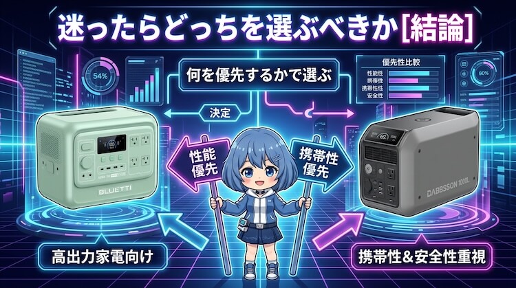 迷ったらどっちを選ぶべきか【結論】