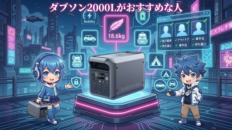 ダブソン 2000Lがおすすめな人