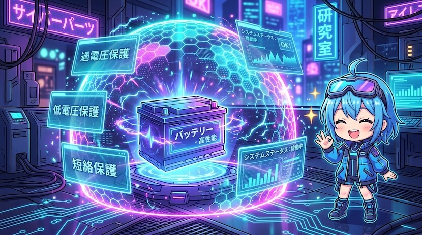 車のバッテリーは傷む？逆充電の安全性と保護機能