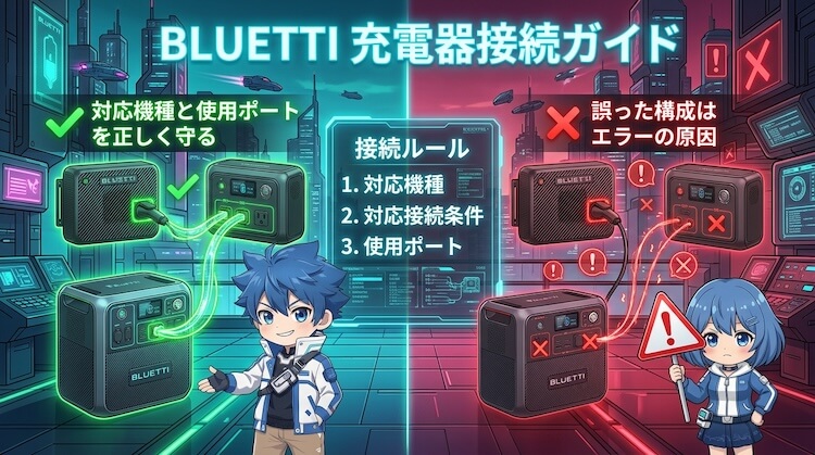 接続は「対応機種」と「使用ポート」を正しく守る