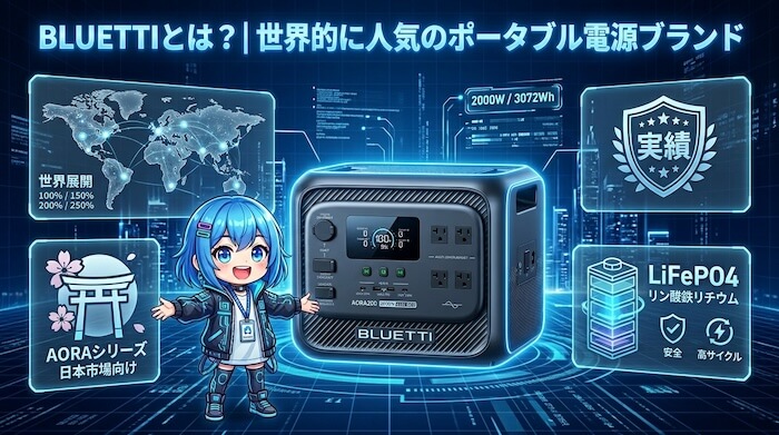 BLUETTIとは?|世界的に人気のポータブル電源ブランド