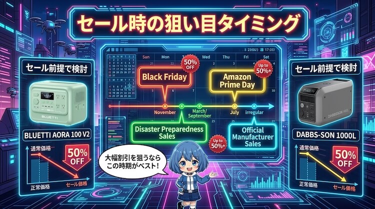 セール時の狙い目タイミング