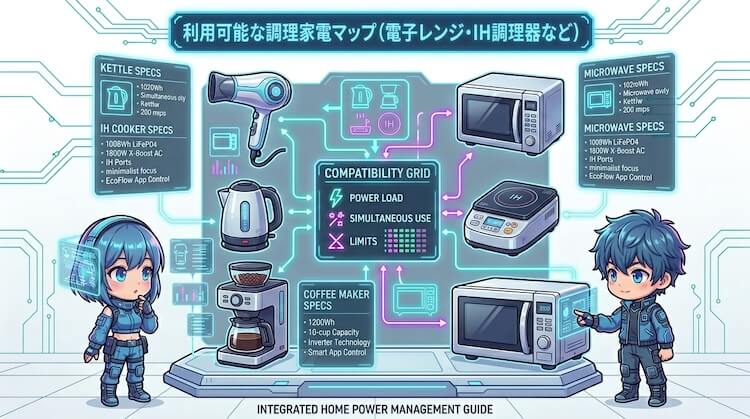 使える家電の違い（ドライヤー・電子レンジなど）