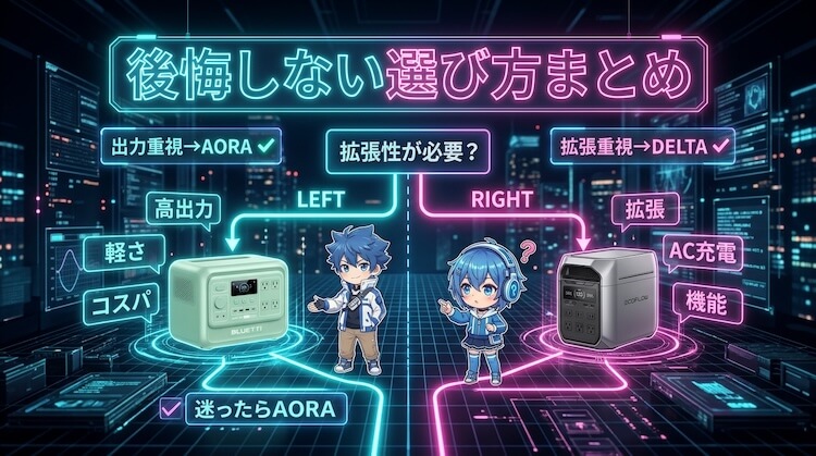 後悔しない選び方まとめ