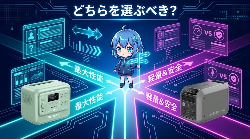 ブルーティ AORA 100 V2とダブソン 1000Lはどっちを選ぶべき？