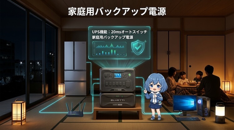 家庭用バックアップ電源