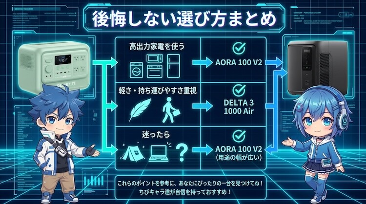 後悔しない選び方まとめ