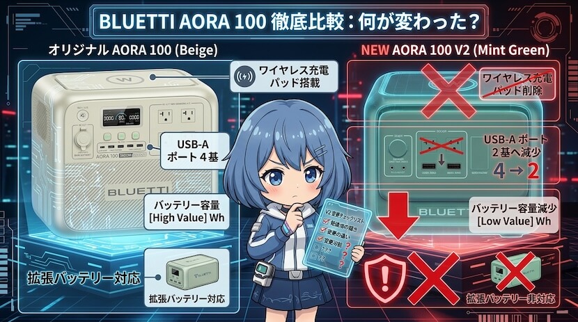 V2で見直された4つのポイントとその影響度