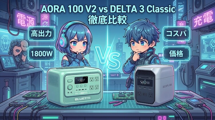 結論として、AORA 100 V2とDELTA 3 Classicのどちらが良い選択なのか?