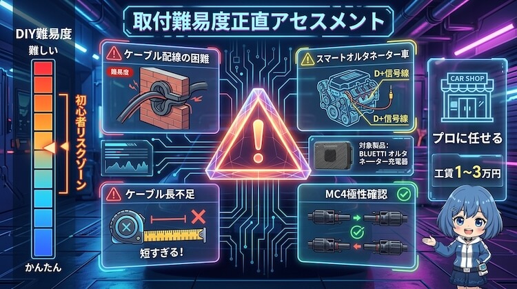 取り付け難易度