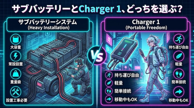 サブバッテリーとの違い