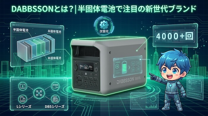 DABBSSONとは?|半固体電池で注目の新世代ブランド