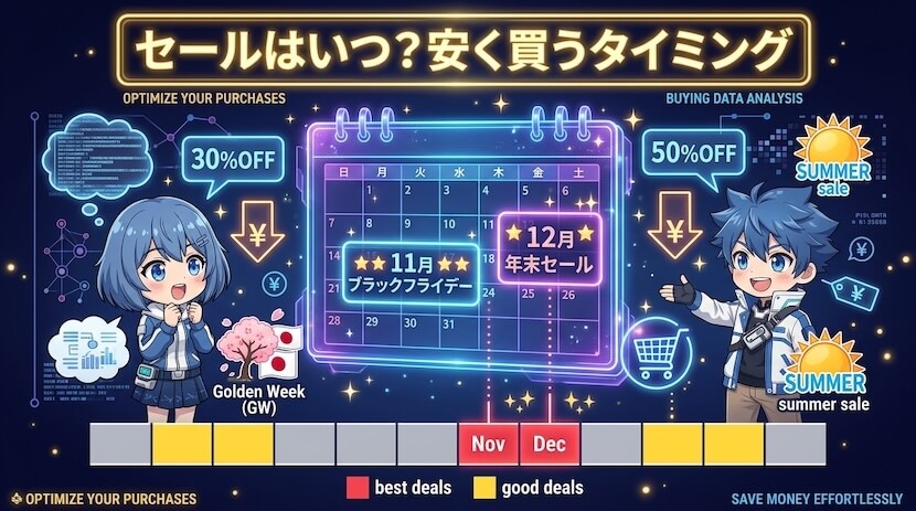 BLUETTIとEcoFlowのセールはいつ？安く買うタイミング