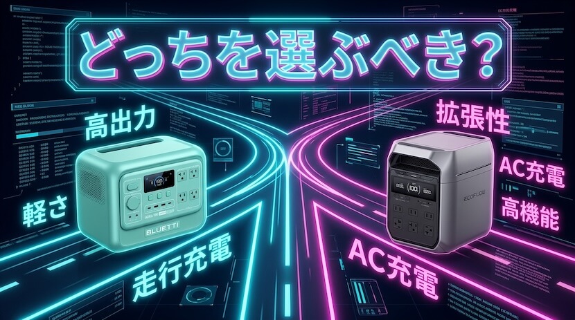 AORA 100 V2とDELTA 3 Plus｜どっちを選ぶべき？