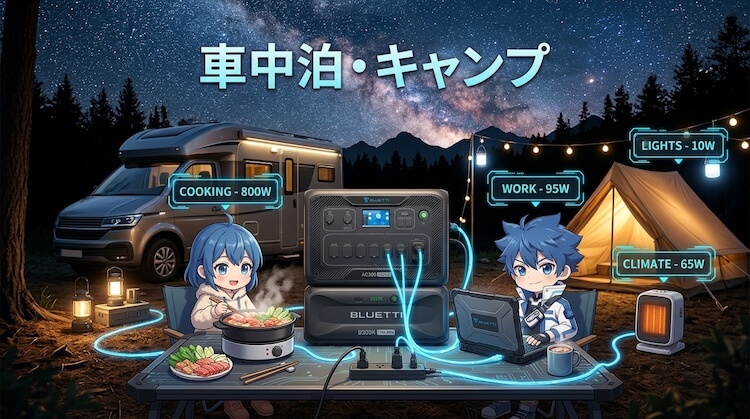 車中泊・キャンプ