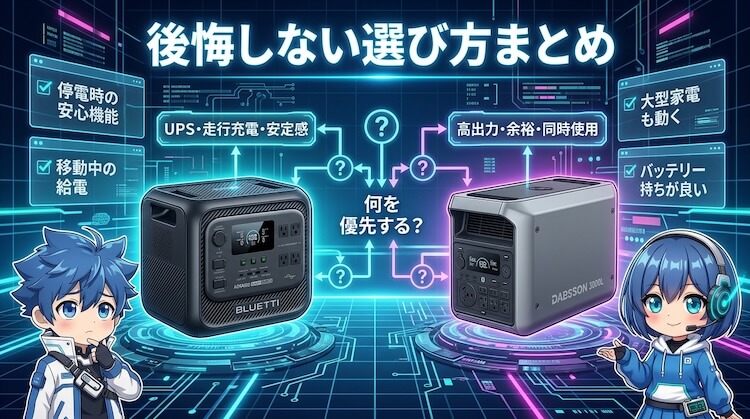 後悔しない選び方まとめ