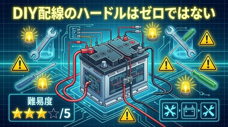 DIY配線のハードルはゼロではない