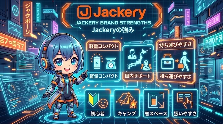 Jackery（ジャクリ）の強みとおすすめな人