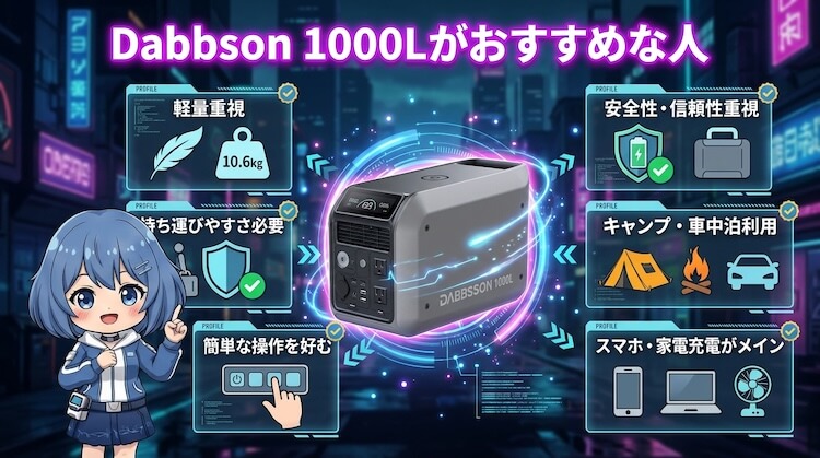 ダブソン「1000L」がおすすめな人