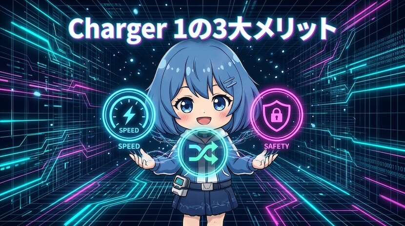 Charger 1の3つのメリット