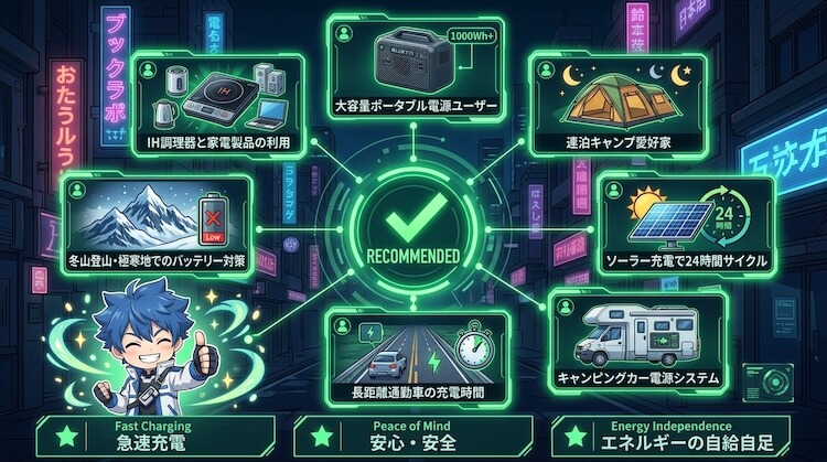 こんな人にはCharger 2がおすすめ