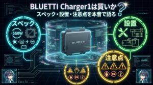 BLUETTI Charger1は買いか?スペック・設置・注意点を本音で語る