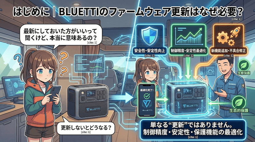 はじめに｜BLUETTIのファームウェア更新はなぜ必要？