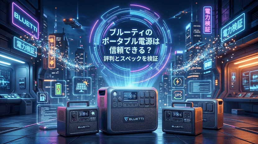 ブルーティのポータブル電源は信頼できる？評判とスペックを検証